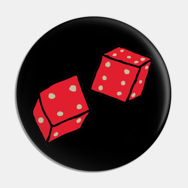 Roll The Dice Pin by Mark Ewbie