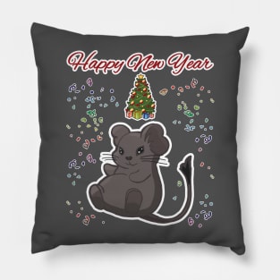 Degu Happy New Year Pillow