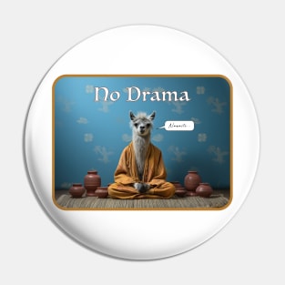 No Drama Llama Yoga Pin