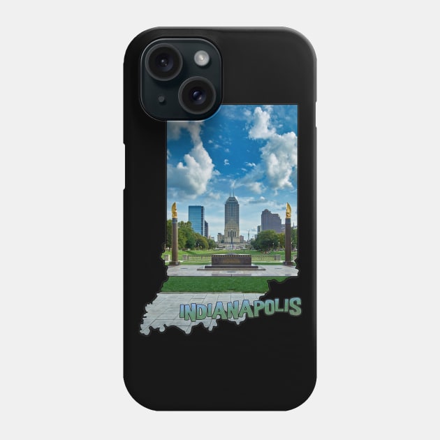 Indiana (Indianapolis) Phone Case by gorff