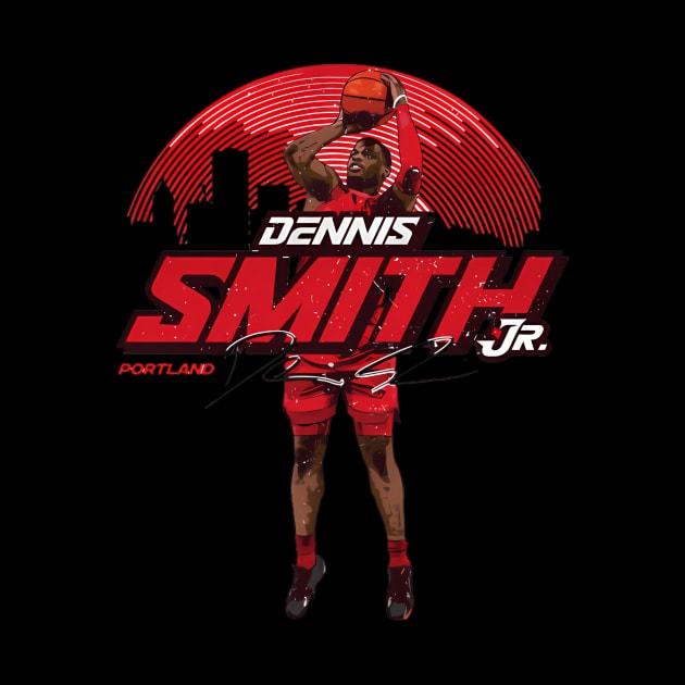 Dennis Smith Jr. Portland Skyline by lam-san-dan