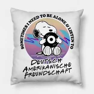 DAF Vinyl Record Fan Design #2 Pillow