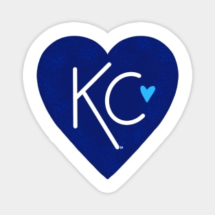 KC Love Navy & Blue Magnet