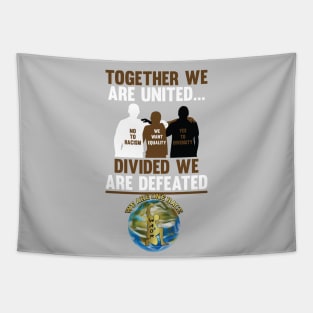 We Are One Race (WAOR) tee shirt design Tapestry