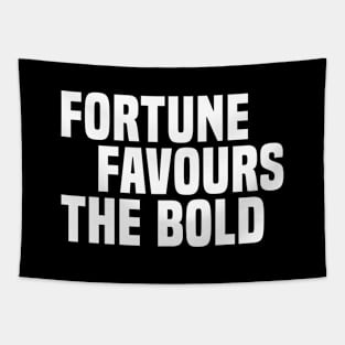 Fortune Favours The Bold (3) - Motivational Tapestry