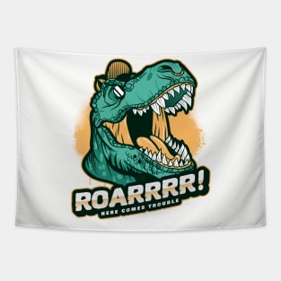 Roarr here comes trouble Tapestry