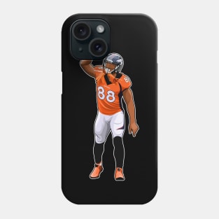 Demaryius Thomas #88 Point Up Phone Case