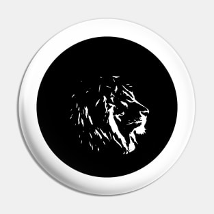 Brave lion Pin