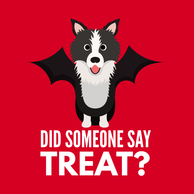 Border Collie Halloween Trick or Treat by DoggyStyles