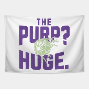 The Purp is HUGE Racing Louisville FC Tapestry