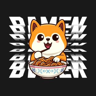 Ramen Noodle nirvana for your four-legged friend! T-Shirt