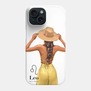 Leo Zodiac Fashion Girl Phone Case