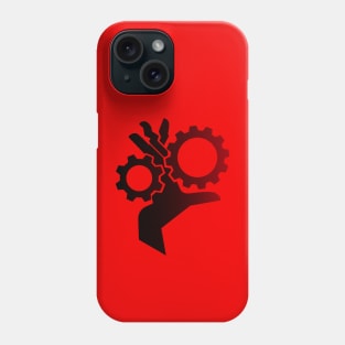 keep hands clear Phone Case