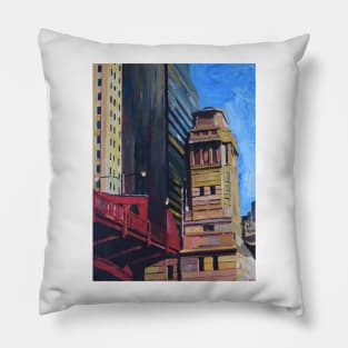 Chicago City, USA Pillow