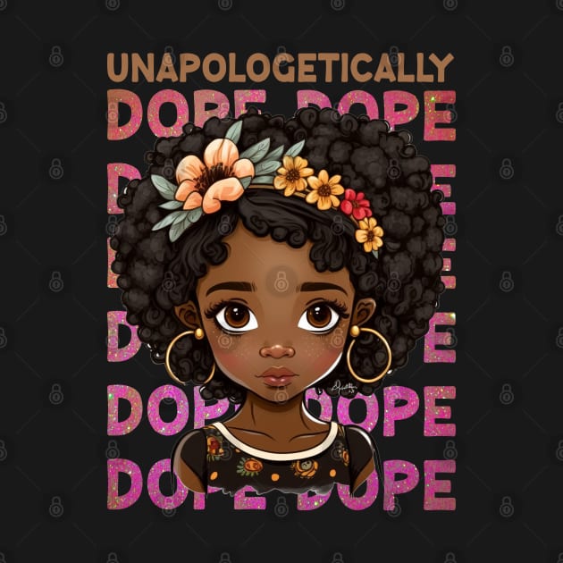 Unapologetically Dope, Black Girl, Black Queen, Black Woman, Black History by UrbanLifeApparel