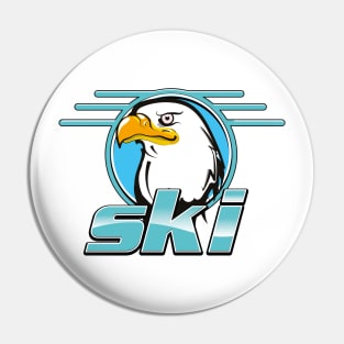 Eagle Ski logo Pin