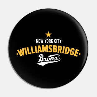 Williamsbridge NYC Visions - Unique Bronx Apparel Pin