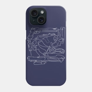 Science Fiction Movie Weapons Phone Case