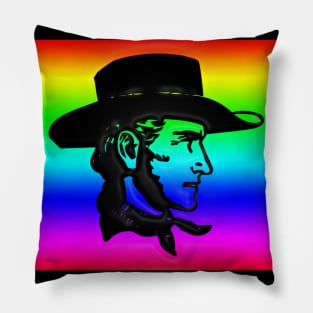 Western Era - Cowboy with Hat and Neckerchief Pillow