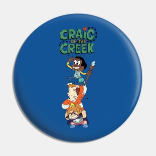 funny cartoon of the Creek Pin