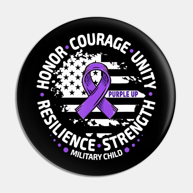 Purple Up For Military Kids Month Of Military Child Adults Pin by Sun Do Gan