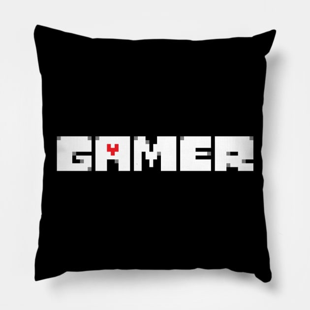 Gamer - Undertale Pillow by WiccanNerd