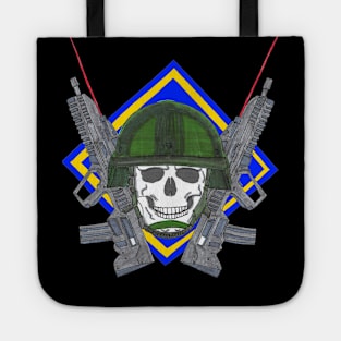 Skull Squad patch with Crossed Weapons Tote