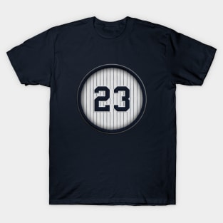 Mlb New York Yankees Pinstripe Button Up Baseball Jersey #23 Don Mattingly