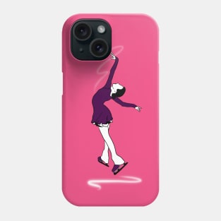 Figure Skater Illustration Phone Case