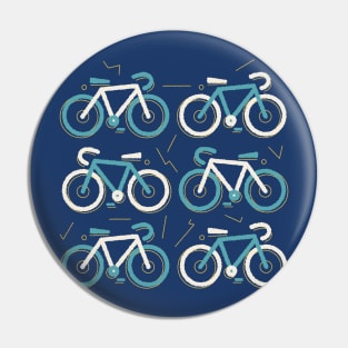 Cute Retro Bicycle Art // Cycling Lover Pin