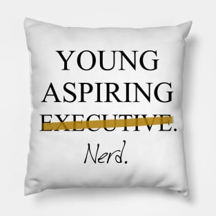 Young Aspiring Nerd Pillow