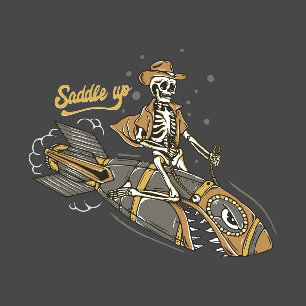 saddle up by trashgoods