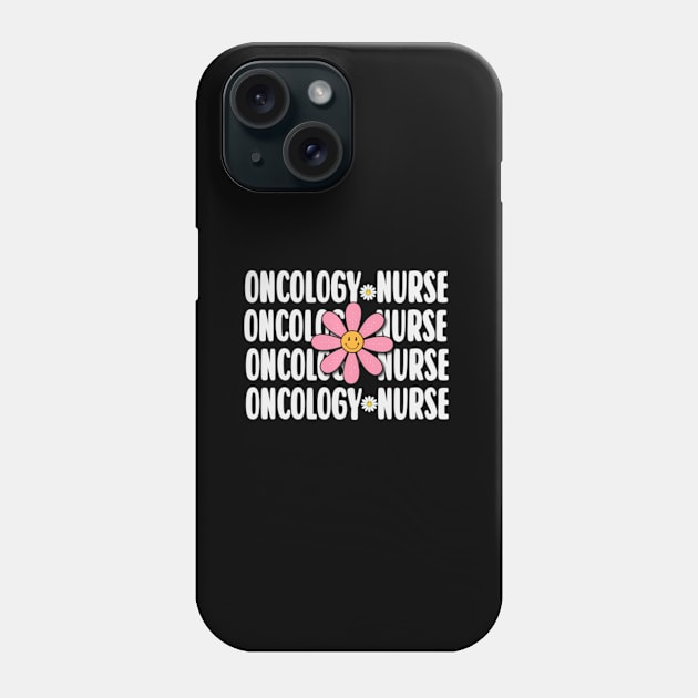 Oncology Nurse Wildflowers Oncologist Rn Nursing Dept Phone Case by Ro Go Dan