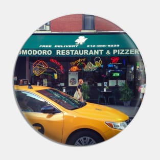 Spring Street Yellow Cab Restaurant Pizzeria Manhattan NYC Pin