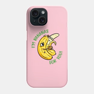 I am Bananas For you - Cuddling Fruit Cartoon Phone Case