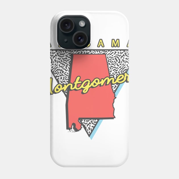 Montgomery Alabama Triangle Phone Case by manifest