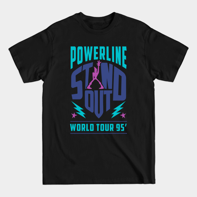 Disover Powerline - Stand Out - World Tour 95' - Goofy Movie - T-Shirt