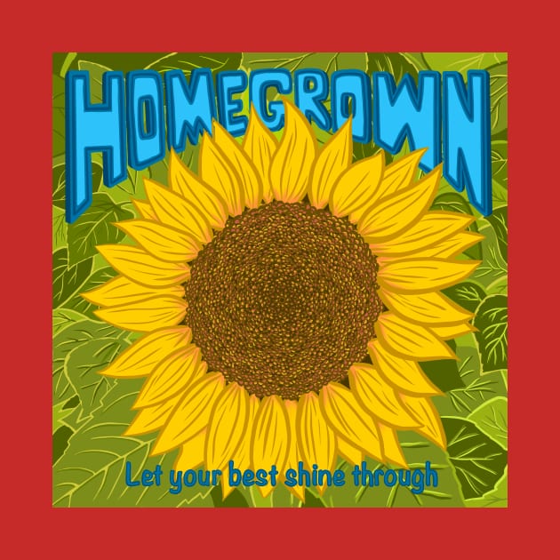 Homegrown Sunflower by doubletony