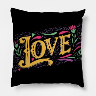 Love- valentines day-big lettering Pillow