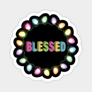 Blessed - Light Bulbs Magnet