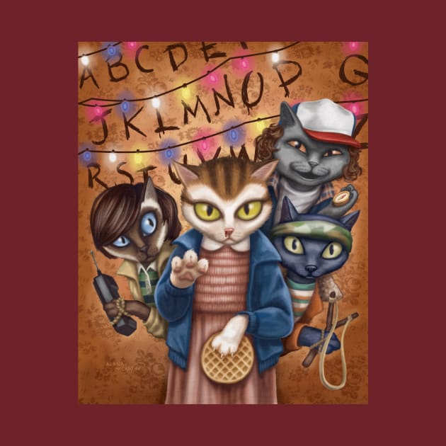 Stranger Things Kitties by GeekyPet