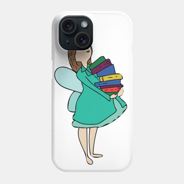 The Little Book Fairy Phone Case by Nataliatcha23