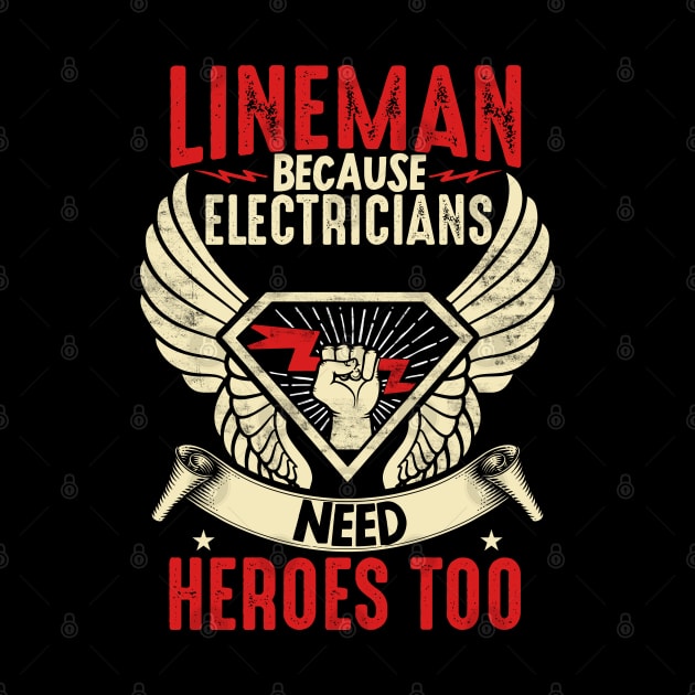 Electrical Lineman by Caskara