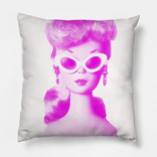 Neon Pink Barbie Doll Pillow