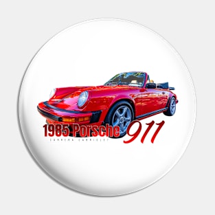 1985 Porsche 911 Carrera Cabriolet Pin