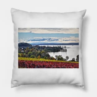 Autumn at Lake Constance Pillow