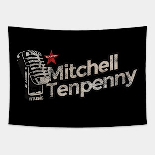 Mitchell Tenpenny - Vintage Microphone Tapestry