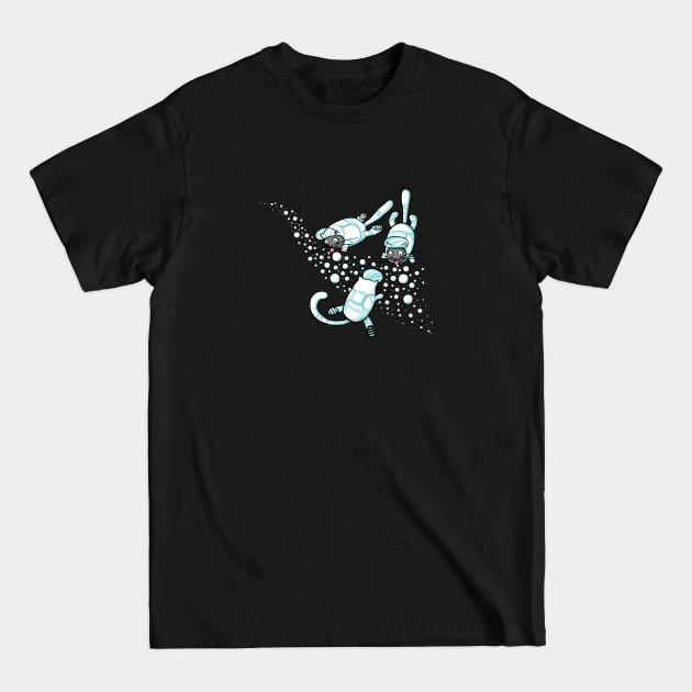 Disover Cats-astronauts - Funny - T-Shirt