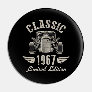 55 Year Old Gift Classic 1967 Limited Edition 55th Birthday Pin