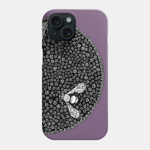 Bees Phone Case by Ava Ray Doodles